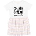 thumbnail image 3 of Inktastic Cousin Crew Girls Toddler Dress, 3 of 5
