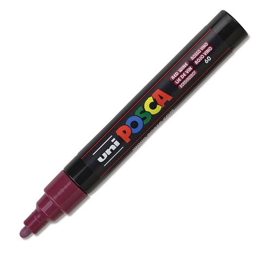Posca Paint Marker - Red Wine, Bullet Tip, 2.5 mm