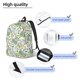 thumbnail image 3 of Disketp Vintage Utensils print Canvas Backpack Lightweight Travel Daypack Student Rucksack Laptop Backpack-, 3 of 5