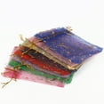 thumbnail image 5 of 50pcs/lot Printing Moon Star Organza Bags 7x9 9x12 11x16 13x18cm Christmas Drawstring Gift Bag Charm Jewelry Packaging Bags fuschia 13x18cm, 5 of 6
