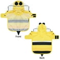 thumbnail image 4 of MAMORE Dog Raincoat Jacket Lightweight Reflective Hooded Pet Poncho Rain Coat with Leash Hole（Bee,XL), 4 of 8