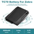 thumbnail image 3 of Batería WRUMI BT-000318 de 5200 mAh para escáner Zebra TC77, 3 of 6
