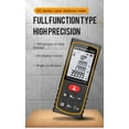 thumbnail image 2 of Tignapoo Compact Laser Distance Meter with Angle Sensor - 40m/131ft Range, High Precision, m/ft/in Unit Conversion, Mini Red Light, Measures Distance/Area/Volume/Pythagoras, Black DC40 with Batteries, 2 of 6