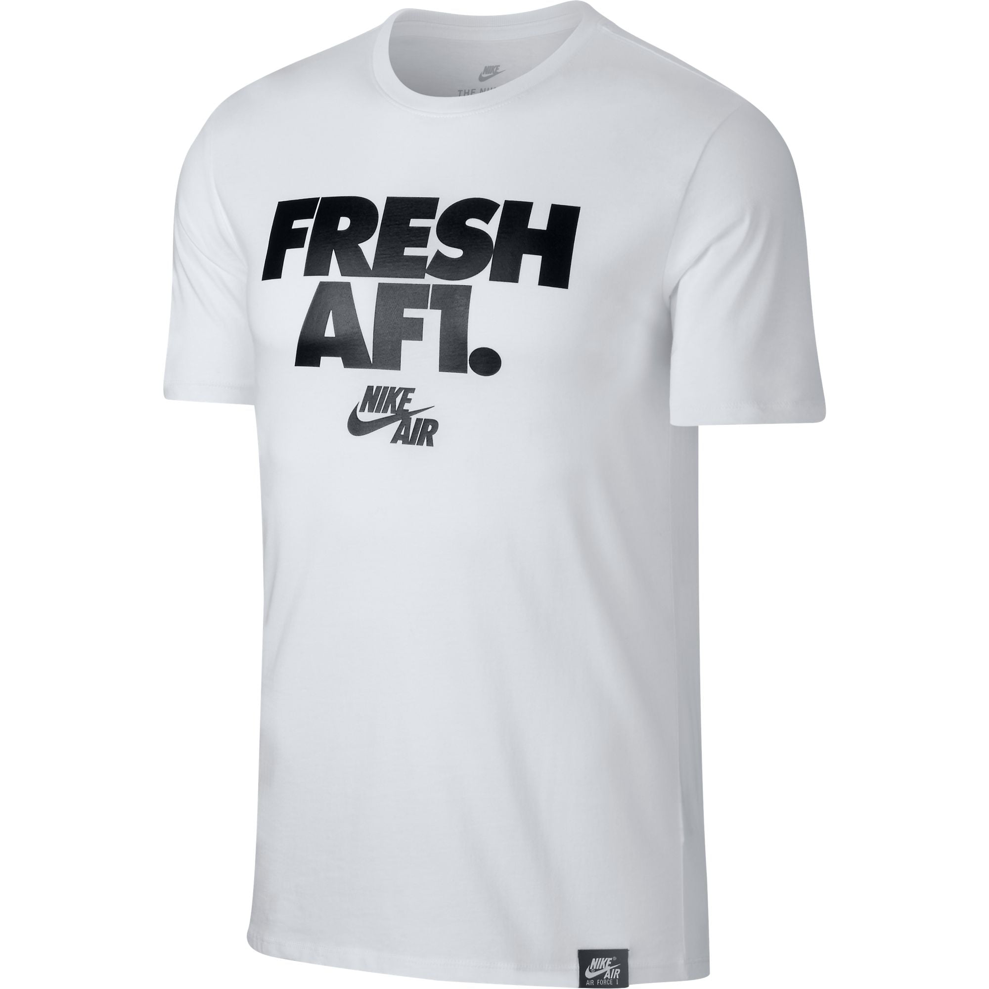 Nike - Nike NSW Air Force 1 Men's Athletic Casual T-Shirt White/Black ...