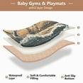thumbnail image 5 of WOBOGO Great White Shark on The Oceans Illustration Baby Playmats Extra Large Waterproof Rollable Activity Pads for Toddlers 50×50inch, 5 of 7