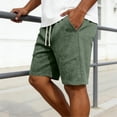 thumbnail image 6 of cfhntfmh Men's Baggy Shorts Casual Drawstring Knee Length Wide Leg Sweat Shorts Loose-Fit High Waisted Workout Shorts, 6 of 6