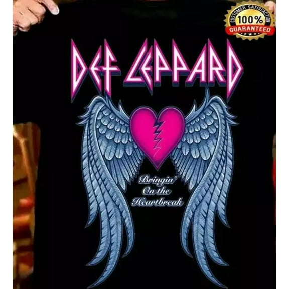 MYYUK Hot New D.ef L.eppard Band World Tour Black Size S to 4XL T-Shirt Unisex