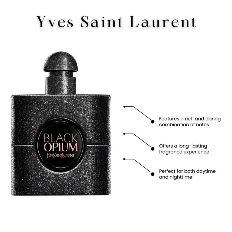 Tentacle magnet kom over Yves Saint Laurent Black Opium Eau de Parfum Extreme 90 ml / 3 oz -  Walmart.com