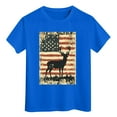 thumbnail image 4 of Kogui Boys 4th of July Shirt American Flag Tees Kids Independence Day Patriotic Short Sleeve Tops (Blue,5-6 Years), 4 of 4