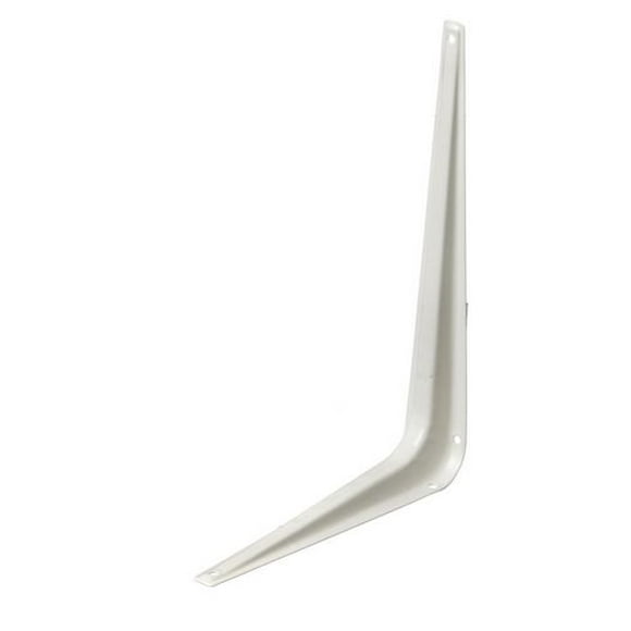 Support de tablette 8 po x 10 po blanc 1 pièce Les supports de tablettes sont idéals pour le placard, le garage, le cabanon et pour tout besoin en matière d'étagère.