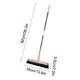 thumbnail image 3 of Btomtd Wet Dry Squeegee Broom for Bathroom Non Stick Hair Removal Squeegee Tool Ash Sweeping Squeegee Broom Window Tile Cleaning, Pink, 3 of 9