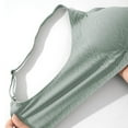 thumbnail image 6 of Amidoa Push-up Bras for Older Women Green Wire-Free High Support Solid Bra Brasiers Women L, 6 of 6