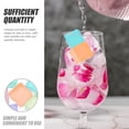 thumbnail image 3 of HOMEMAXS  25 Pcs Luminous Ice Cubes Shape Reusable Small Illuminated Blocks, 3 of 8