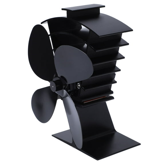 Fireplace Fan, Temperature Resistant Wood Stove Fan  For Wood Log Coal  Stoves