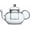 20.3oz Teapot, variant on PTSPLLMY Glass Teapot Stovetop Safe,Clear Teapot with Removable Infuser 20.3 oz,Loose Leaf and Blooming Tea Maker