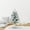 Green - 1.5', variant on 2ft Premium Snow Flocked Artificial Christmas Tree Hinged Pine Full Holiday Xmas Tree for Home Office Party Decoration with 820 Branch Snow Tips and Metal Stand