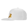 thumbnail image 3 of ZICANCN Giraffe Nature Baseball Caps, Trucker Hats for Men And Women, Adjustable Breathable Flat Caps, White, 3 of 8