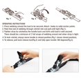 thumbnail image 4 of Correas de amarre con trinquete XSTRAP STANDARD, paquete de 8, 2,5 cm x 3 m, 4 of 9