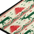 thumbnail image 2 of Coolnut Kitchen Rugs,Christmas Elk Non Slip Washable Cushioned Carpets Polyester AntiFatigue Comfort Porch Floor Mat Christmas Decoration 39×20 in, 2 of 7