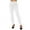 White, variant on TIMIFIS Women's Classic Straight Pants Hampton Chino Lightweight Pants Relaxed Solid Pants Ankle Slim Length Pant with Pockets - Spring/Summer