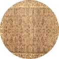 thumbnail image 1 of Ahgly Company Indoor Round Persian Brown Traditional Area Rugs, 7' Round, 1 of 4