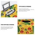 thumbnail image 5 of Kdxio Colorful Vegetables Pattern Luggage Cover for Travel,Elastic and Durable,Fits 18-32 Inch,-No luggage included, 5 of 8