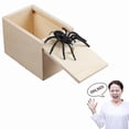 thumbnail image 1 of Prank Spider Scare Box, juguete de madera con forma de animal sorpresa, 1 of 4