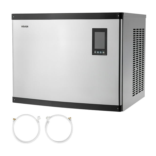VEVOR Commercial Ice Maker Machine - Head, 1000 Lbs/Day Stainless Steel Ice Machine with Scheduled Ice-Making, Self-Cleaning, Adjustable Thickness, Head Only