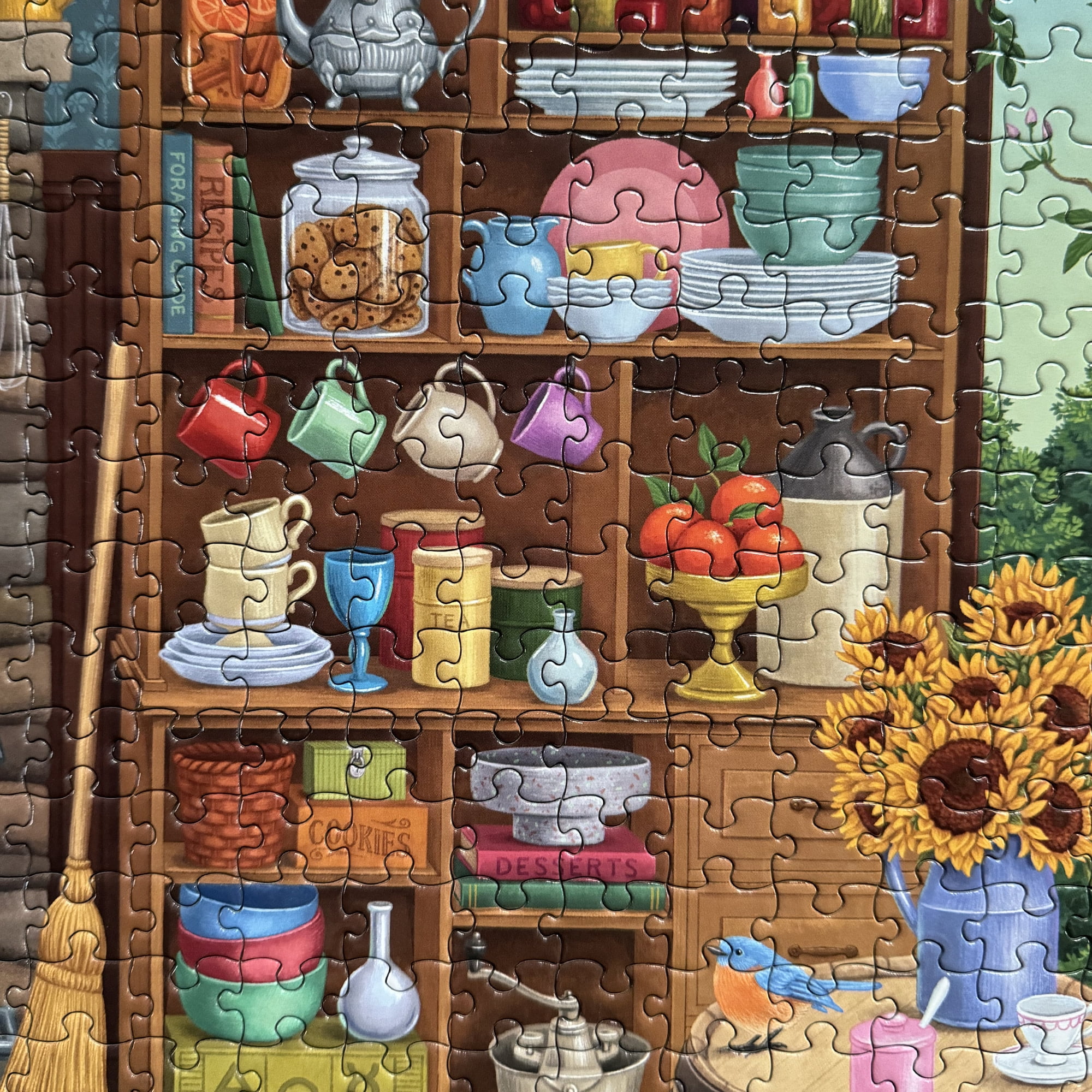 eeBoo Piece & Love: Alchemist's Kitchen - 1000 Piece Puzzle - Adult Square Jigsaw, 23x23", Includes Image Reference Insert, High-Quality Pieces