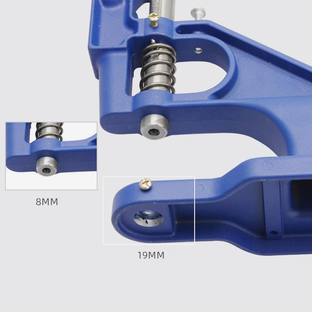 FVDPWYE Hand Press Button Grommet Machine, Heavy Duty Grommet Eyelet Rivet Press Machine