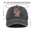 thumbnail image 3 of MEICHEN Women's USA 250th Anniversary Embroidered Baseball Cap Patriotic American Flag Adjustable Dad Hat, 3 of 4