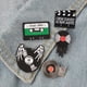 thumbnail image 4 of Guardurnaity Exquisitos y bonitos broches de esmalte para amantes de la música. Broches de cinta musical. Insignia de broche de esmalte para Accesorios de disfraces No.08, 4 of 6