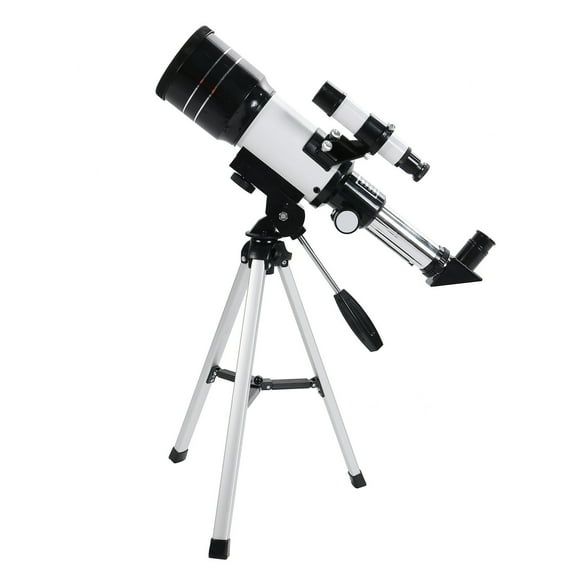Astronomical Refracting Telescope, 400mm Travel Telescope, Portable Telescope with Multilayer Broadband Coating Adjustable Tripod and Finderscope, Telescope for Adults, Beginner