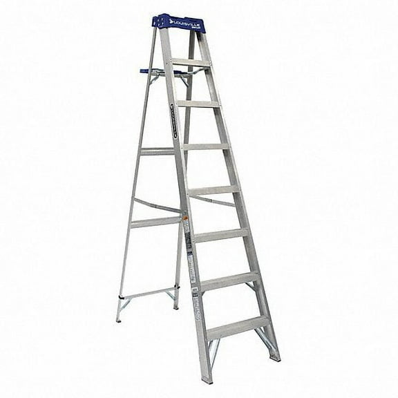 LOUISVILLE 8 ft. Aluminum 250 lb. Stepladder, Type I