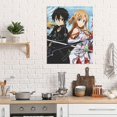 thumbnail image 4 of Sword Art Online Anime Posters, Japan Anime Wall Poster, Frameless Poster Home Decor For Bedroom Living Room Dorm, 8"X10", 4 of 7