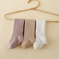 thumbnail image 4 of JUNWELL 3 Pairs Girls‘ Simple Solid Color Tights, 4 of 7