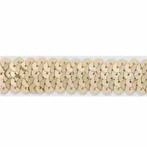 Expo Int'l 2 Row 7/8" Metallic Stretch Sequin Trim by the yard