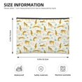 thumbnail image 3 of Kdxio Leopard Print Makeup Bag Toiletry Bag Canvas Makeup Bags Zipper Cosmetic Pouch Travel Cosmetic Pouch for Women Gifts, 3 of 7
