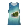 thumbnail image 4 of Gaeub Paradise Island Men's Athletic Tank Top, Workout Sleeveless Shirts, Running Tank Tops for Gym, Running, Training - X-Large, 4 of 9