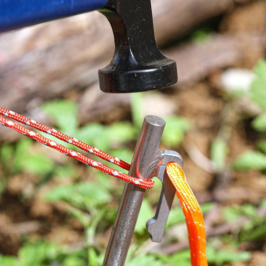 Yihuala 2Pcs Element22 Tent Dowels Set Round Plan Backpacking Ground Stakes 7mm Diameter Multiple Length