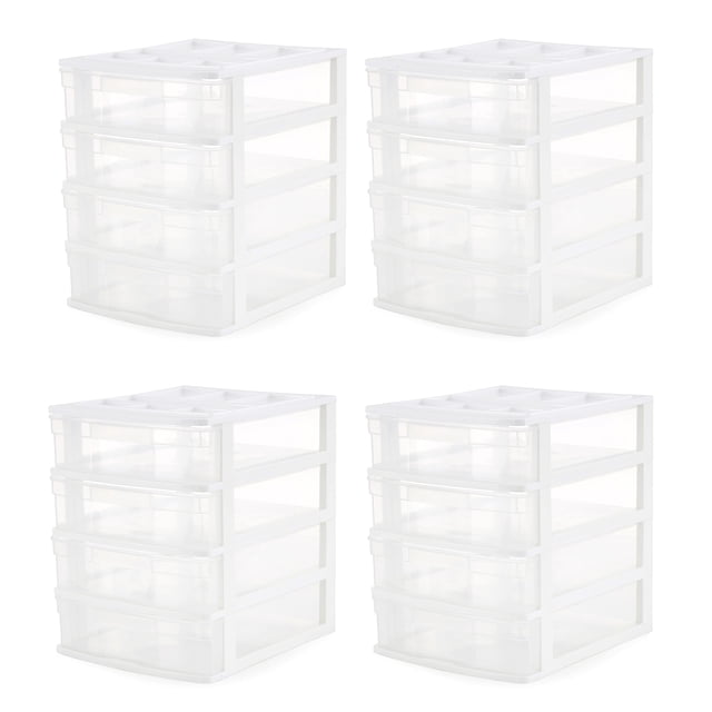 Organizador de Cajones Gracious Living con 4 Cajones 25x31x32 cm