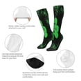 thumbnail image 3 of Picia Women Crew Soft Moisture-wicking Socks St Patrick's day Pattern Design Cotton Socks, One Size fit All, 3 of 6