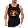 thumbnail image 5 of Beach Tank Top Men Summer Casual Coconut Tree Graphic Crewneck Sleeveless Shirt Beach Vacation Outfits, 5 of 5