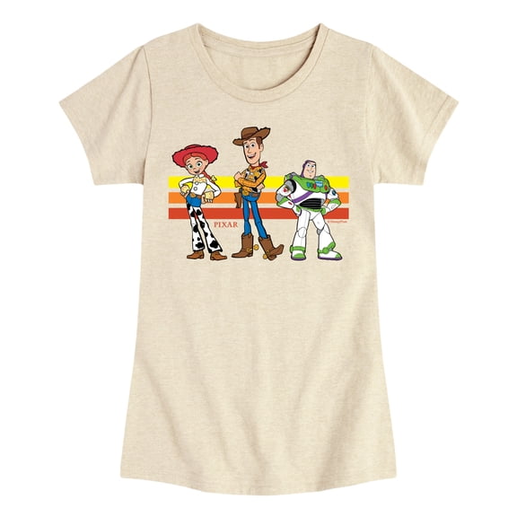 Toy Story - Group - Youth Girls Fitted Short Sleeve T-Shirt