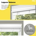 thumbnail image 6 of Yellow Blinds Cordless Blackout 2" Inch Faux Wood Blinds with Laguna Valance | No-Hole Slats Design | Moisture-Resistant | Room Darkening | 29.25" W x 64" L, 6 of 7