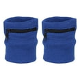 thumbnail image 2 of Sport-Wristband Wrist-Pouch Zipper Wrist-Wallet - Running Tennis Wrist Wallet Thick Solid Color Sweatband Wallet for Keys ID Cards，, 2 of 18