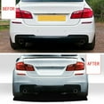 thumbnail image 3 of NINTE Rear Diffuser for 2011-2016 BMW 5 Series F10 M Sport 535i Carbon Fiber Look, 3 of 7