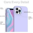 thumbnail image 4 of Entronix Funda de Silicona para iPhone 12 Pro Max, Suave Al Tacto, Antiarañazos y Antigolpes, Color Morado, 4 of 9