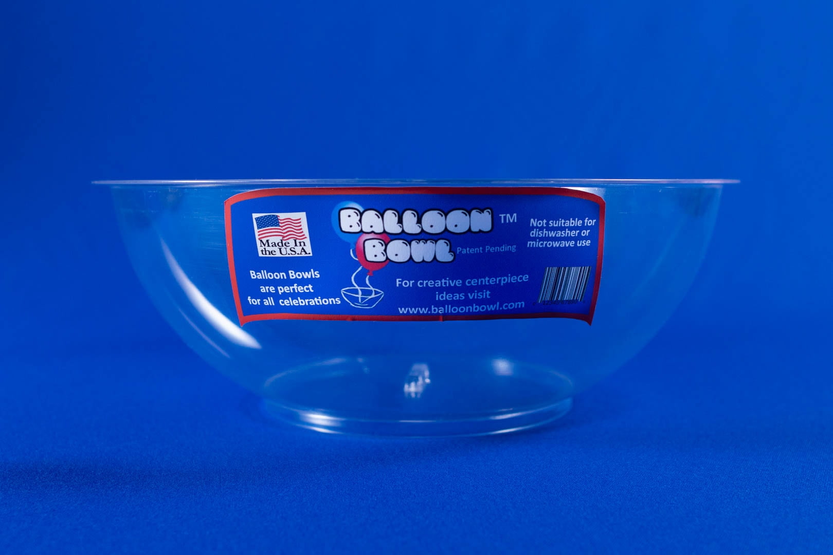 Balloon Bowl™ Balloon Weight for Centerpieces - Party Decoration, 2 Pack 12" Diameter