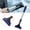 Blue, variant on Car Shovel Aluminum Alloy Multifunctional Snow Scraper, Glass Cleaner & Cleaning Brush for Winter Snow, Ice & Dirt Removal, 15in (38cm), Lightweight Plastic Tube Handle，winter storm essentials